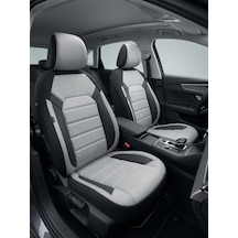 Skoda Kodiaq 2017-2024 Uyumlu Premium Tay Tüyü Oto Koltuk Kılıfı Airbag Uyumlu 2+1 Fermuarlı Kolçak Uyumlu