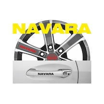 Navara Kapı Kolu Sticker Yapıştırma 8Adet