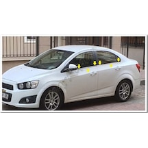 Woc Chrome Chevrolet Aveo Sedan Krom Cam Çıtası 2012 Sonrası 4 Pa