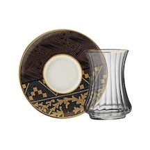 1453 Kariye Optik 12 Parça Altı Kişilik Çay Seti 110 Ml çok renkli