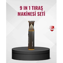 Buğz 9 U 1 Arada Çoklu Bakım Tıraş Seti Profesyonel Saç Sakal Kesme