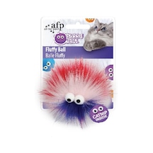 Afp - 577 - Furry Ball - Tüylü Renkli Top - Kmrsfres - Oyuncak Kırmızı