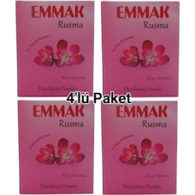 Emmak Gül Kokulu Toz Tüy Dökücü 4 x 80 G