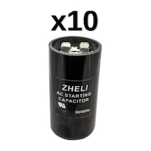10'lu Zheli 108-130 Μf 36x70 Mm 220 Acv İlk Hareket/kalkış Kondansatörü
