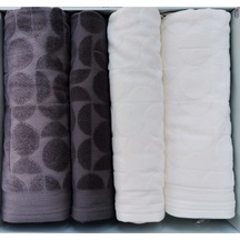 Özdilek Circular Best Set Hamam Takımı Krem-antrasit Çok Renkli