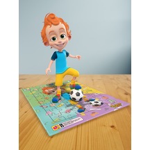 Pırıl Canlanan 3d Puzzle - Efe- Futbol Oynarken