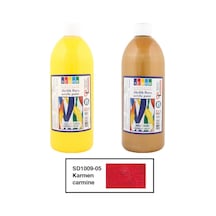 Südor Akrilik Boya 500 Ml Karmen Kırmızı Sd1009-05 Çok Renkli