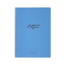 16x22 Cm Telli Çizgisiz 80 Yaprak Metalik Plastik Kapak Krem Renk Kağıt Defter Platinum Çok Renkli