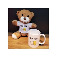 Herşeytrend Peluş Oyuncak Ayı Ve Kupa Seti