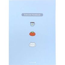 Morning Glory 2500 Çizgisiz Not Defteri 25,4x18,4 Cm Mavi 14040-88976