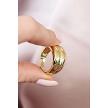 Metal Gold Renk Ayarlamalı Kadın Yüzük - Tj-byk1549 Çok Renkli