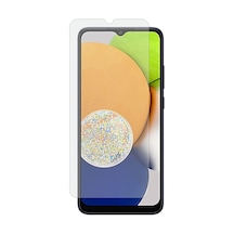 Samsung Uyumlu Galaxy A03 Nano Kırılmaz Cam Ekran Koruyucu Şeffaf