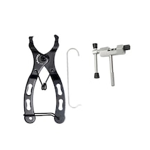 Dianziye Bisiklet Zinciri Açma-kurma Aracı Seti: Zincir Pensi + Zincir Kırıcı - Dağ Bisikleti Ve Yol Bisikletleri İçin Çelik Malzeme