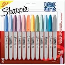 Sharpie Markör Permanent Fine Mystıc Gems 12 Li Bls Çok Renkli