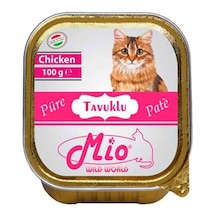 Mio Tavuk Etli Püre Konserve Yetişkin Kedi Maması 100 G