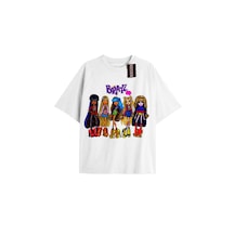 Tarzsokak Y2k Bratz Oversize Kod Bratz46 Beyaz