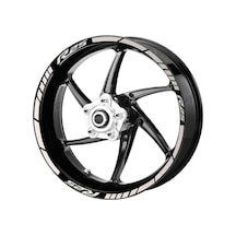 Deeb Yamaha R25 Jant Şeridi Beyaz Beyaz Model X N11.76351