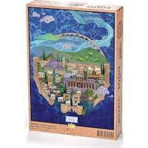 King Of Puzzle Türkiye Minyatürleri Diyarbakır -Puzzle 1000 Parça