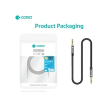 3.5mm To 3.5mm İki Ucu Aux Jack Ses Kablosu Erkek Erkek Jak Araç Hoparlör Kulaklık Bağlantı 5 Metre