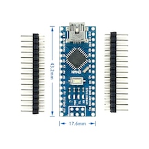 Arduino Nano 3.0 Atmega328 Ch340 Mini Usb Kod Yazılım Geliştirme Eğitim Kartı Programlama Diy