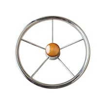 Tekne Direksiyon Simidi 40cm Paslanmaz Tipo4 Tekne Dümen Simidi
