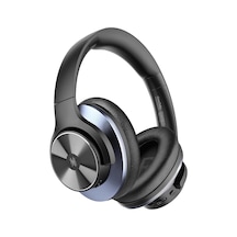 A10 Bluetooth Kulak Üstü Kulaklık, Hibrit Aktif Gürültü Önleme Özellikli 62 Saate Kadar Kablosuz Kulaklık, Hi-res Ses, Derin Bas, Seyahat İçin Mikrofon, Ev, Ofis İçin Siyah