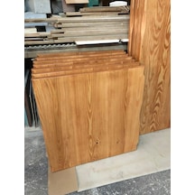 Kütük Masa Üstü Tablası Cafe-70x70.cm Çok Renkli