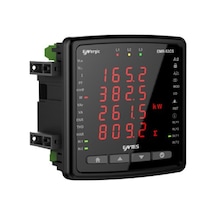 Entes M4966 Emr-04 96x96 Hayalet Led Ekranlı Güç Ve Enerji Ölçer 100-270vac/dc 2 Dijital Giriş 2 Dijital Çıkış
