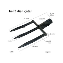 Bel Çapa Belleme Bel Küreği Bahçe Belleme 3diş