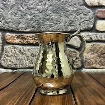 El Dövmesi Bakır Bardak Gümüş