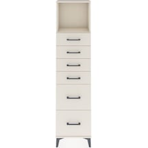 Arges Dolap Tek Raflı 6 Çekmeceli 44x30x182 Aytaşı-aytaşı Aytaşı