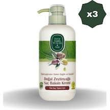 Eyüp Sabri Tuncer Doğal Zeytinyağlı Saç Kremi 3 x 600 ML