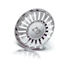 Çöpmak Mutfak Lavabo Sifon Gideri 8 Cm Paslanmaz Metal Tıpa Süzgeç / Dayanıklı, Evrensel Uyumlu Ve Kolay Temi