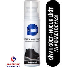 Flexi Care Flexicare Siyah Süet - Nubuk Likit Ayakkabı Boyası Siyah
