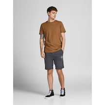 Jack & Jones Erkek Şort 12182595-dark-grey Gri