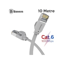 Baseus High Speed Six Types Of Rj45 Gigabit Ethernet Kablosu Round Cable 10metre- 5775