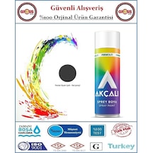 Akçalı Sprey Boya - 400ml Tam Dolum - Parlak Siyah