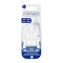 Mamajoo Cam Biberon Emziği S/No 1 0 Ay + & Saklama Kutusu