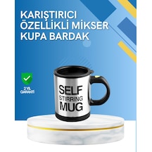 Çift Katmanlı Termos Özellikli Karıştırma Motorlu Kupa Gri