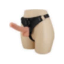 Morgece 18 Cm Belden Bağlamalı Gerçekçi Strap-on