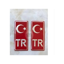 Tr Plaka Sticker 2'Li - Türkiye Plaka Sticker - Türkiye 464053811