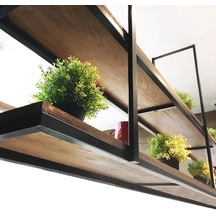 Tr Bitkiler Ve Çiçekler İçin Modern Asılı Tavan Rafları Demir Duvar Rafı, Mutfak, Bar Ve Balkon İçin Şarap
