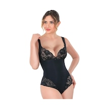 Ang Butik Siyah Mı 2947 Dantelli Agraflı Body Korse