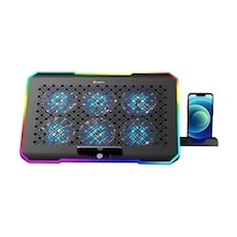 Gamebooster Gb-ns61 Storm 17&apos &apos Fan/rgb Kontrollü 2xusb Portlu Notebook Soğutucu