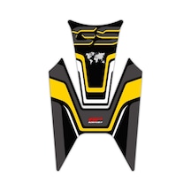 GP Kompozit BMW R 1200 GS 2013-2024 Uyumlu Tank Pad Siyah-Sarı
