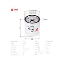 SAKURA C1147 Yağ Filtresi Favorıt Felıcıa Corolla Uyumlu 04-10 Auris 07-10 1.4 D4D