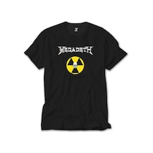 Megadeth Nuclear Radioactive Siyah Tişört Siyah