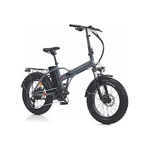 Corelli Vonıq Eco Fat Bıke Elektrikli Katlanır Bisiklet 42cm Md 20 Jant 7 Vites Gray Gray Gri