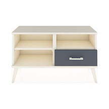 Arges Şifonyer 2 Raflı Tek Çekmeceli 88x30x48 Aytaşı-aytaşı/antrasit Aytaşı/antrasit