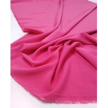 Şeker Pembe Krep Şifon Kumaş İnce Hafif Dökümlü 150x250cm-11782